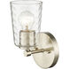 Ashli Indoor Wall Sconce Wall Light in Modern Gold